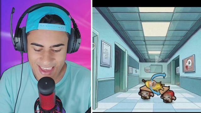 O BANANA CAT VIROU UM FANTASMA AS 3 HORAS DA MANHÃ!! - React Banana Cat смотреть онлайн
