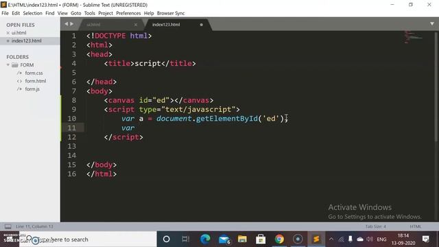 Canvas tag |WEB DESIGN WITH HTML | HTML FULL SERIES IN HINDI | what happened with me!??? смотреть онлайн