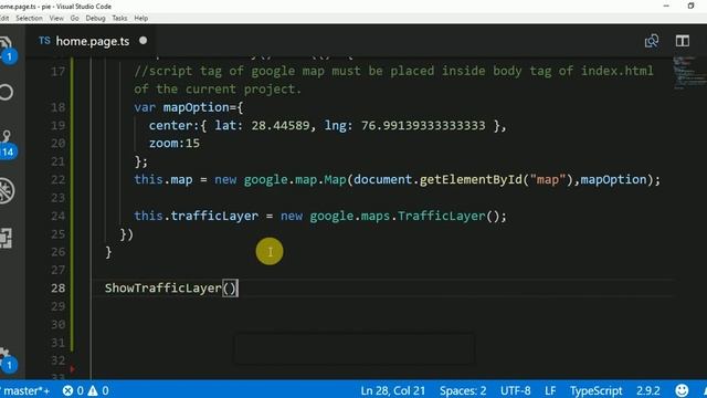 Traffic layer of google maps api in ionic4 app смотреть онлайн