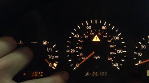 Сброс ТО Mercedes W163