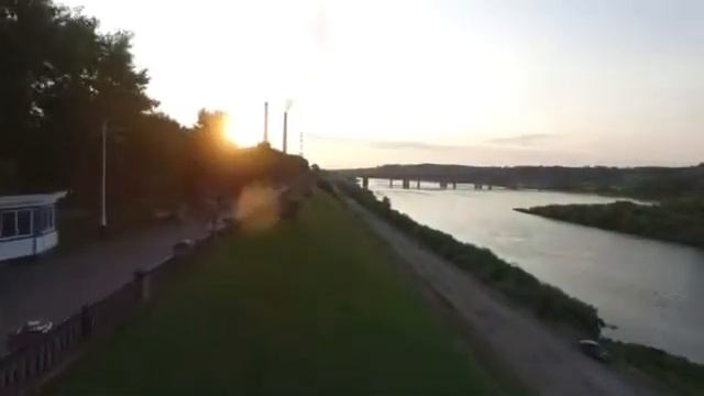 Полет над г. Кемерово, Россия. / Flight over the city of Kemerovo, Russia смотреть онлайн