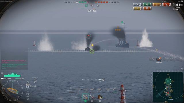 World of Warships - III ST. LUIS USN C 1st Co-op PvE - Domination – ISLANDS смотреть онлайн