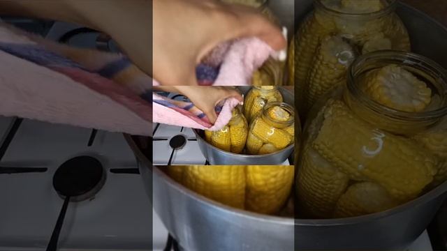 Маринованные кукуруза #Жүгеріні банкаға жабу смотреть онлайн