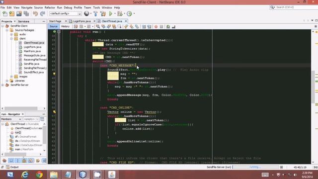 How to make a chat with file sharing in java смотреть онлайн