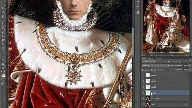 Как заменить лицо в фотошопе 3 смотреть онлайн