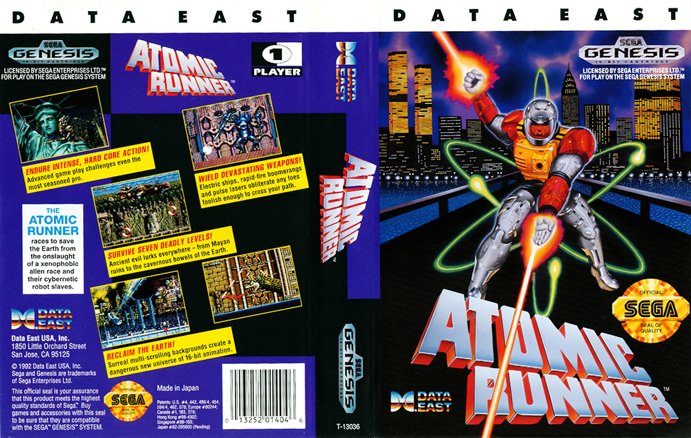 Atomic Runner — прохождение SEGA Mega Drive / Genesis смотреть онлайн