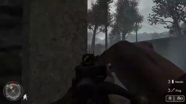 Call of Duty 2, walktrough on Veteran, part 21 - The Crossroads смотреть онлайн