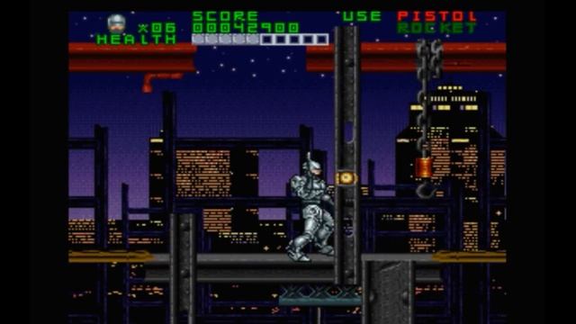 Super Nintendo (Snes) 16-bit Robocop VS Terminator Stage 3 (First Terminator Encounter)