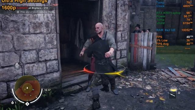 Assassin's Creed Syndicate - FPS test on ASUS Strix G16 with RTX 4060 laptop GPU смотреть онлайн