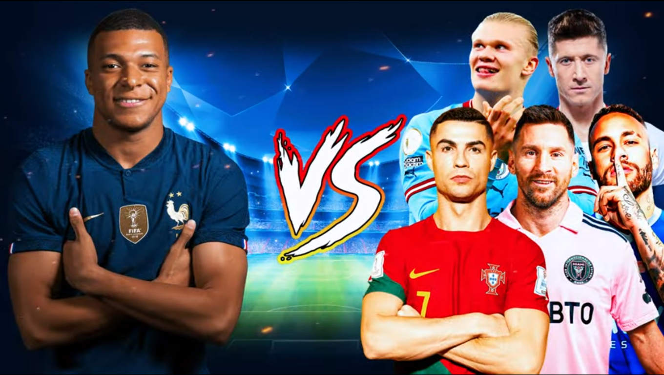 Mbappé vs Best Players (Ronaldo, Messi, Neymar, Haaland, Lewandowski смотреть онлайн