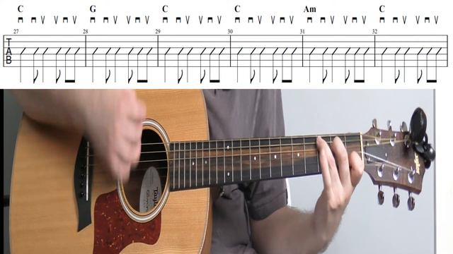 The Eagles - Take it Easy Guitar Lesson | Chords and Lead Intro смотреть онлайн