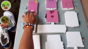 ASMR Numberblocks 0 to 10 comparison 100 200 300 400 500 600 700 800 900 1000 - Compilation Video