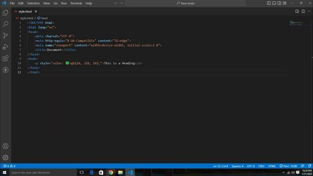 Style Tag in HTML Explained ( For Beginners ) | Class 12 смотреть онлайн
