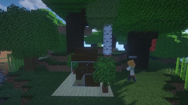 MINECRAFT: Как построить дом хай-тек 2х2 / How to build a high-tech 2x2 house. смотреть онлайн