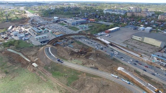 Ярославское шоссе. Мост через реку Уча. 05.05.2019 4K смотреть онлайн