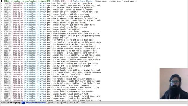 Emacs: workflow with VC for Git смотреть онлайн