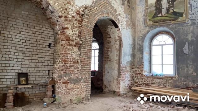 Вышний Волочёк. Древний храм в Заборовье смотреть онлайн