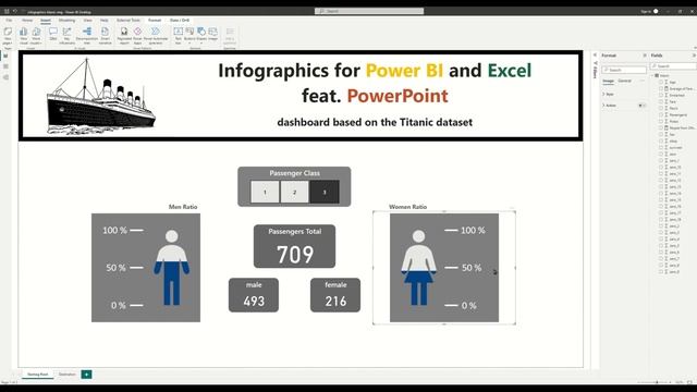 Infographics for Power BI and Excel feat. PowerPoint | Power BI - Tricks & Stuff смотреть онлайн