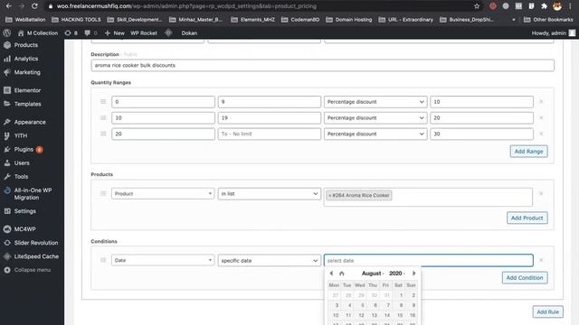 dynamic pricing & offers configure at wordpress woocommerce site (CMBD-68) смотреть онлайн
