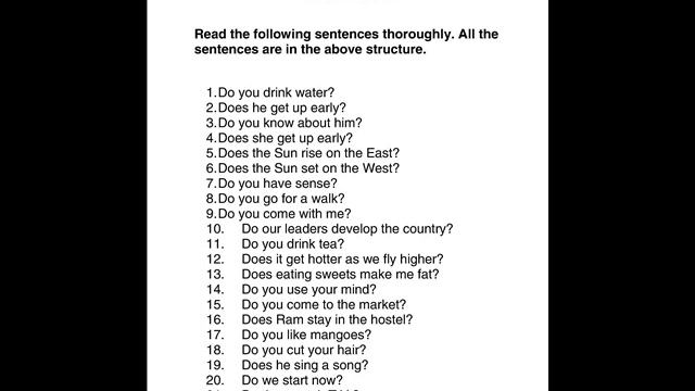 Simple Present Tense – Positive Questions (DAY-8) - ENGLISH GRAMMAR-8 смотреть онлайн