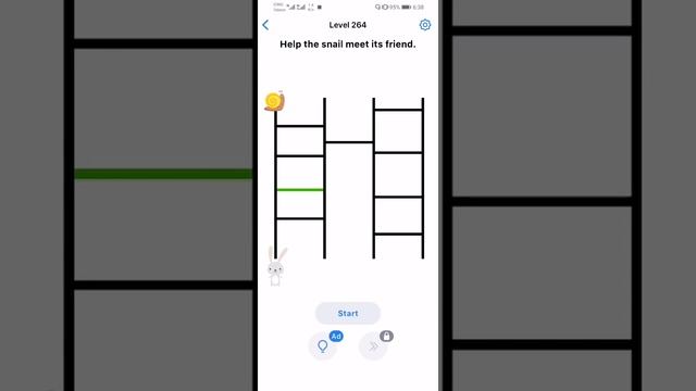 Easy game Level 264 help the snail meet it's friend. Walkthrough solution смотреть онлайн