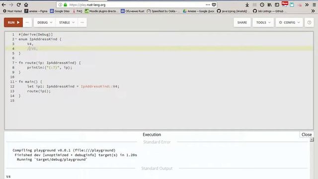 Rust-lang. Working with enum. part 2 смотреть онлайн