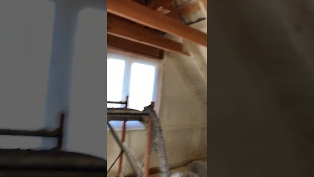 Утеплили мансарду. ППУ плотность 45. смотреть онлайн