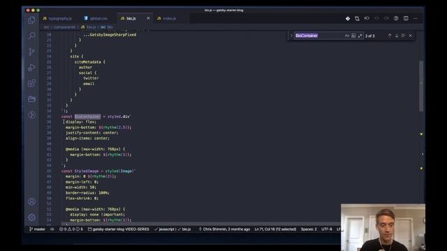 Custom Gatsby Starter Blog Theme | Part 12 - CSS, Styles, and Updates смотреть онлайн