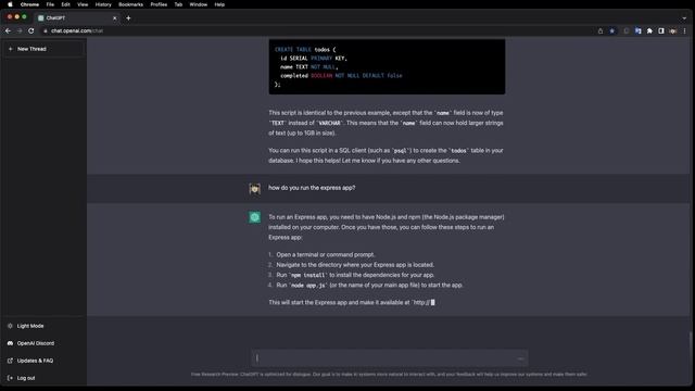 How To Build An Express + PostgreSQL App With ChatGPT In Under 10 Minutes смотреть онлайн