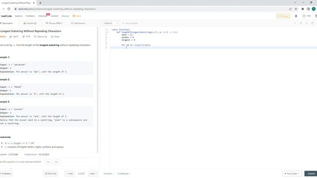 June 10/2022 LeetCode Challenge: Longest Substring Without Repeating Characters смотреть онлайн
