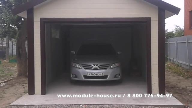 Теплый гараж из сэндвич-панелей смотреть онлайн