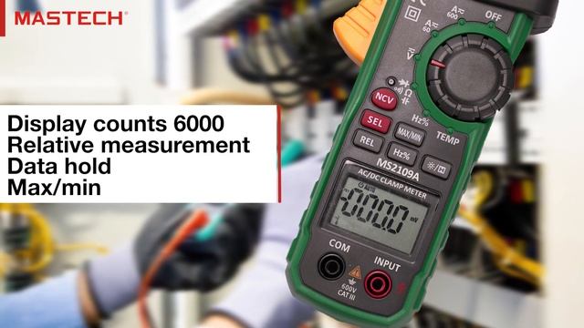 MASTECH MS2109A AC/DC Clamp Meter смотреть онлайн