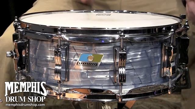 Ludwig 14x5 Classic Maple Snare Drum - Sky Blue Pearl смотреть онлайн