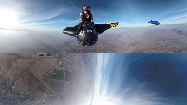 GoPro Fusion 360VR wingsuit Rodeo смотреть онлайн