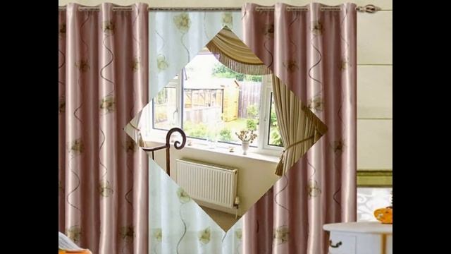 Интерьер штор из партьерной ткани. смотреть онлайн