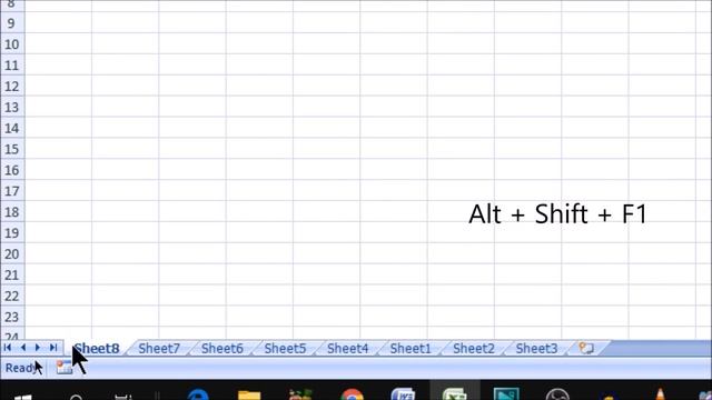 how to insert and delete sheets in m s excel by shortcut key смотреть онлайн
