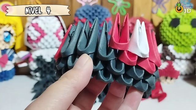 ¿Cómo Hacer A Miles Morales?️en Origami3D?✂️|Spiderman ?️|Tutorial Paso A Paso⭐|Priztiños Origami3D