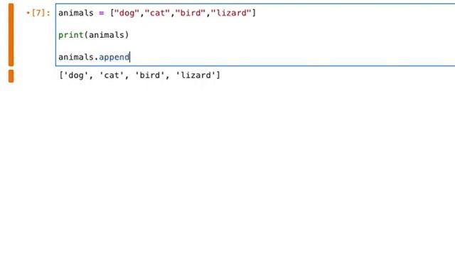 Python appending elements to a list смотреть онлайн