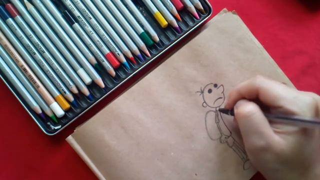 Как нарисовать слабака из книги Дневник слабака смотреть онлайн