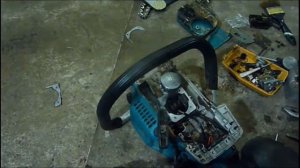 Замена поршневой на китайской бензопиле от и до