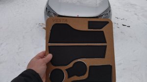 Лада Веста,,,коврики в ниши мелочь, а приятно !!!