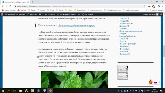 НАРОДНЫЕ СРЕДСТВА ОТ ГОЛОВНОЙ БОЛИ В ВИСКАХ И ЗАТЫЛКЕ смотреть онлайн