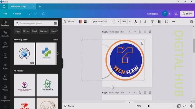 How to Create A Logo in Canva Step-by-Step | The Digital Hub смотреть онлайн