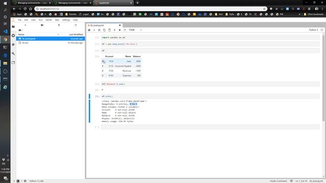 [2] Load a super simple excel trial balance into Python смотреть онлайн