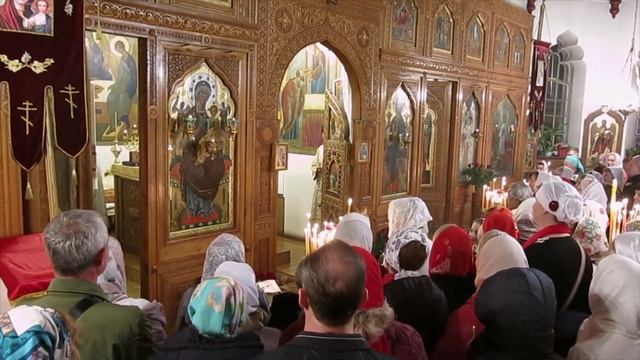 ПАСХА. Видеосюжеты с Всенощной службы в хр. Иоанна Златоустого г. Ялта. смотреть онлайн