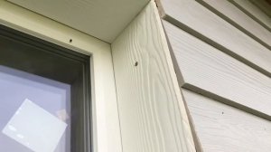 Отделка окон фиброцементным сайдингом