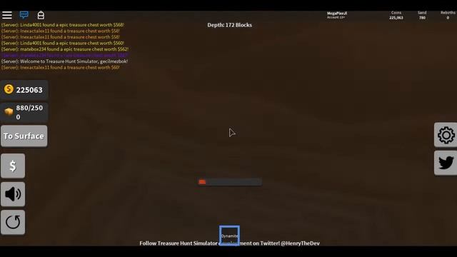 ИЩЕМ СОКРОВИЩА! | Treasure Hunt Simulator(ROBLOX) смотреть онлайн