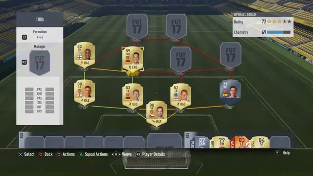 INSANE FIFA 17 100K SQUAD BUILDER|ft. Ozil, Cech, David Silva, Sturridge! смотреть онлайн