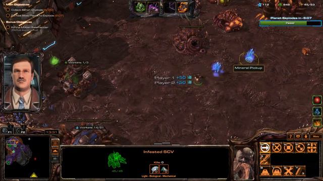 StarCraft 2 Co-op Mutation - The Vermilion Problem смотреть онлайн