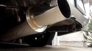 Звук выхлопа субару